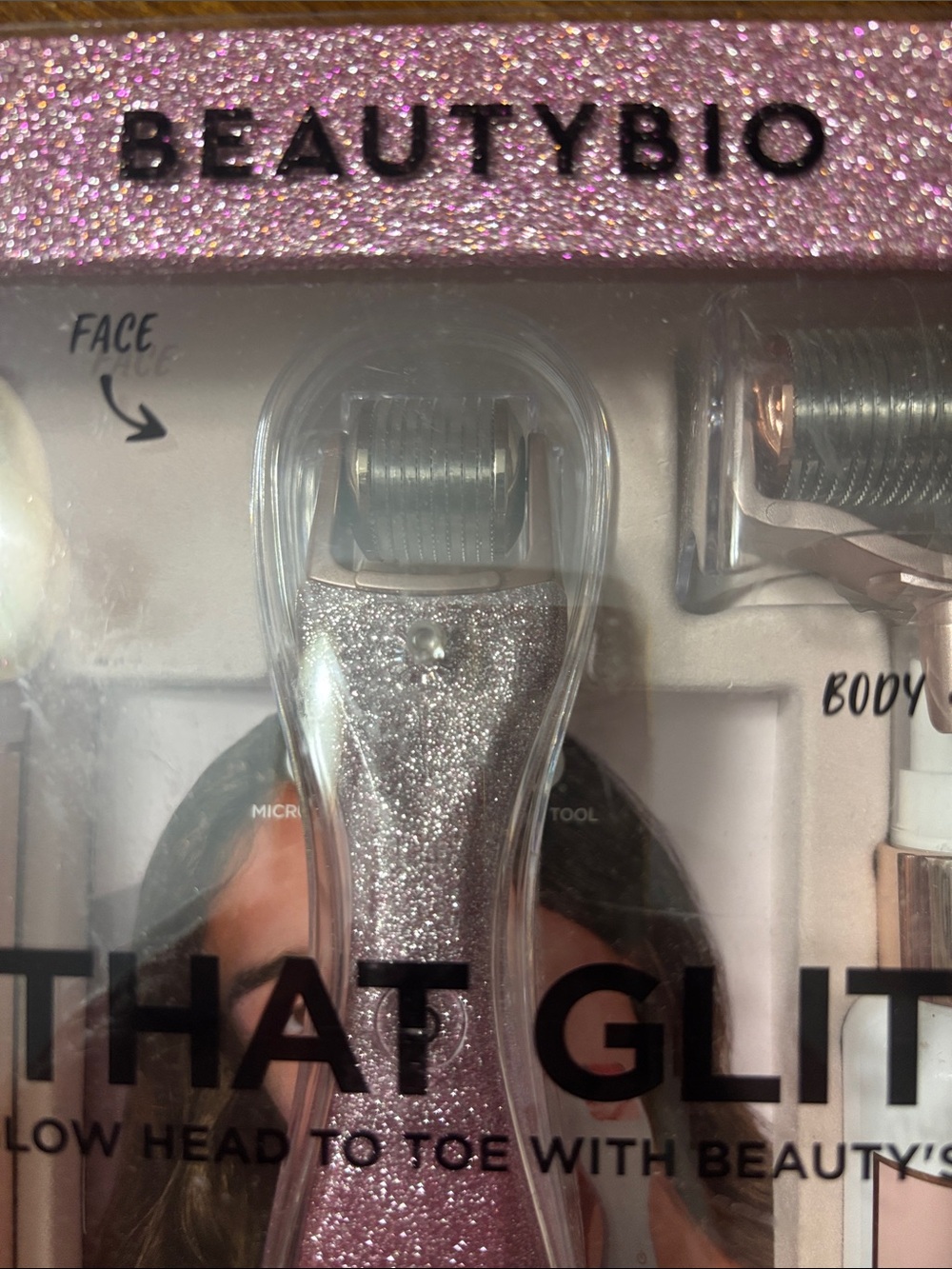 BEAUTYBIO Skin That Glitters Skincare Tool Set for face & body - Picture 2 of 3